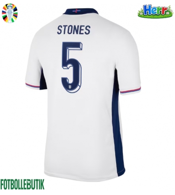 England John Stones #5 Hemmatröja EM 2024 Kortärmad